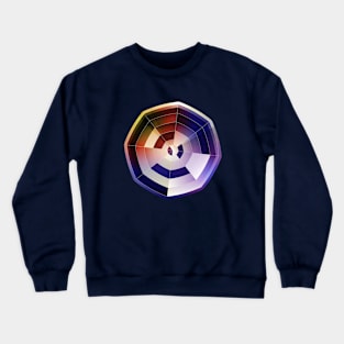 Golden Color Wheel Crewneck Sweatshirt